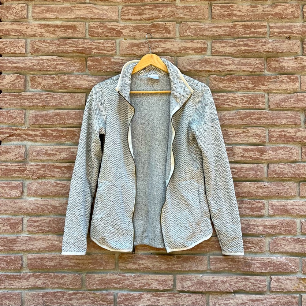 Columbia fleece zip sweater